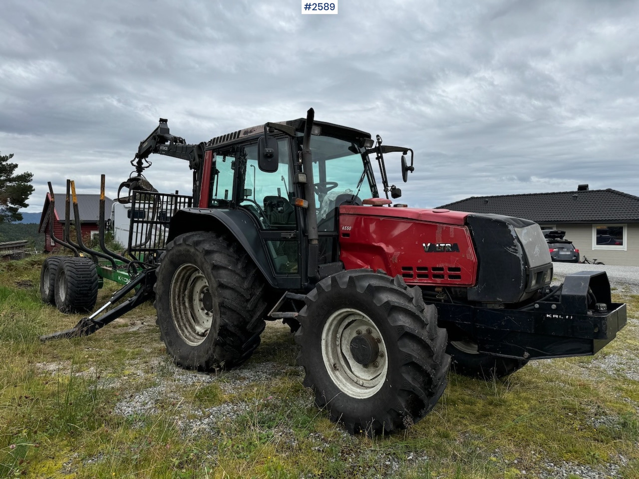 2005 Valtra 6550 Turbo with Kronos 120H 4WD B - Farm tractor: picture 4 2005 Valtra 6550 Turbo with Kronos 120H 4WD B - Farm tractor: picture 4