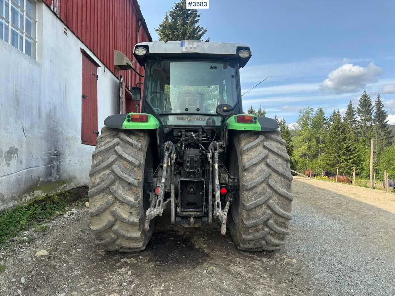 2008 Deutz-Fahr Agrofarm 100 traktor w/ Trima Front loader. See hours! - Farm tractor: picture 4 2008 Deutz-Fahr Agrofarm 100 traktor w/ Trima Front loader. See hours! - Farm tractor: picture 4