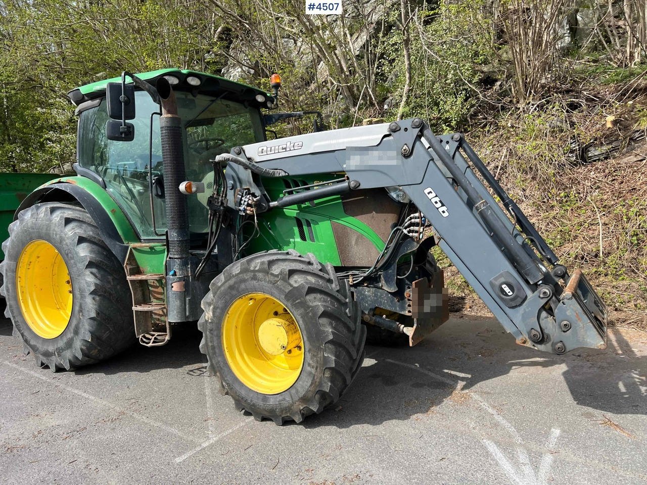 2012 John Deere 6140R w/ front loader - Farm tractor: picture 4 2012 John Deere 6140R w/ front loader - Farm tractor: picture 4