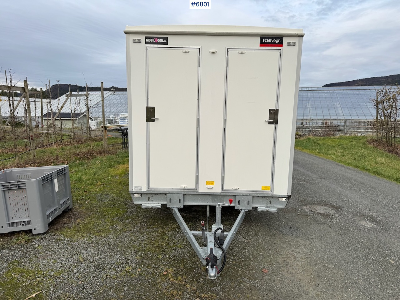 2022 Scanvogn 420- 3 door 6P Office van w/ toilet and storage room. - Construction container, Trailer: picture 4 2022 Scanvogn 420- 3 door 6P Office van w/ toilet and storage room. - Construction container, Trailer: picture 4