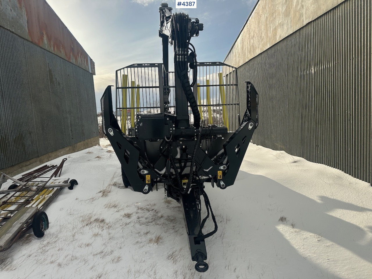 2023 Palms u12 timber trailer w/ Palms 5,85 krane. Never used. - Timber trailer: picture 3 2023 Palms u12 timber trailer w/ Palms 5,85 krane. Never used. - Timber trailer: picture 3