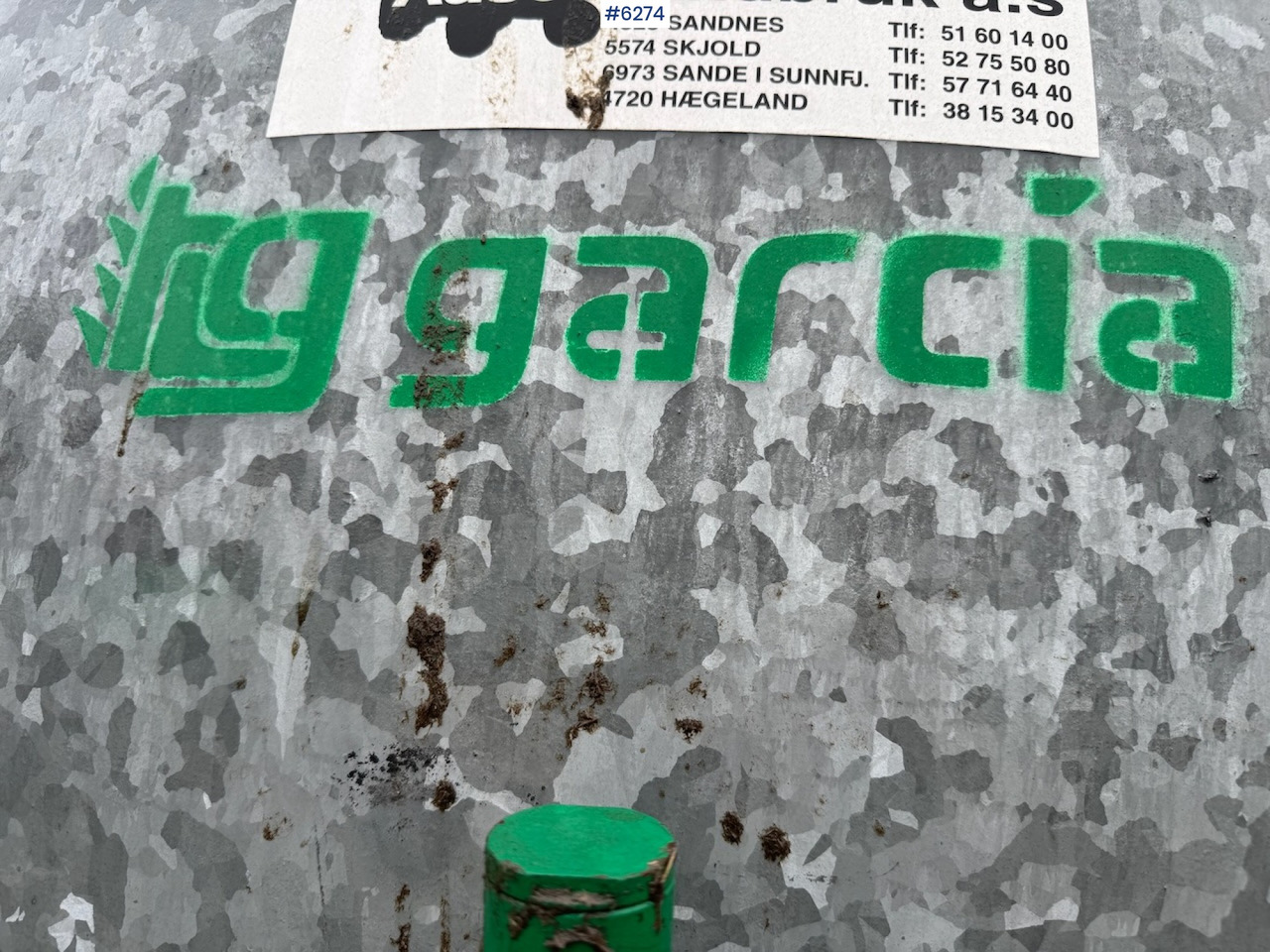 Slurry tanker 2024 Garcia C-60 6000 liter manure wagon w/ vacuum, combi and cannon.: picture 13