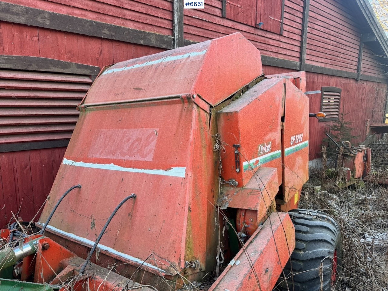 Approx. 1995 Orkel GP1202 Round Baler. - Hay and forage equipment: picture 3 Approx. 1995 Orkel GP1202 Round Baler. - Hay and forage equipment: picture 3