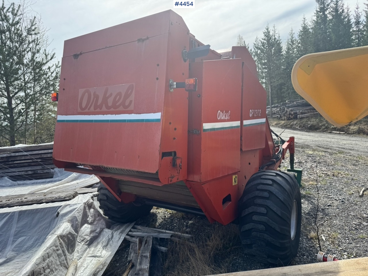 Circa 1994 Orkel GP1202 Round Baler - Hay and forage equipment: picture 4 Circa 1994 Orkel GP1202 Round Baler - Hay and forage equipment: picture 4
