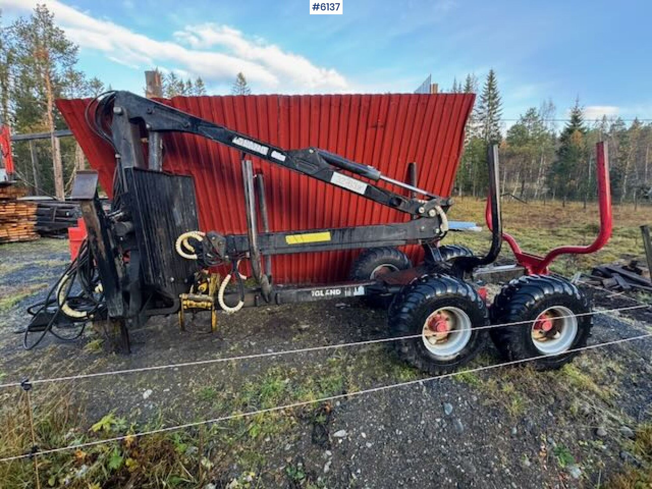 Igland timber trailer with E07 crane - Timber trailer: picture 1 Igland timber trailer with E07 crane - Timber trailer: picture 1