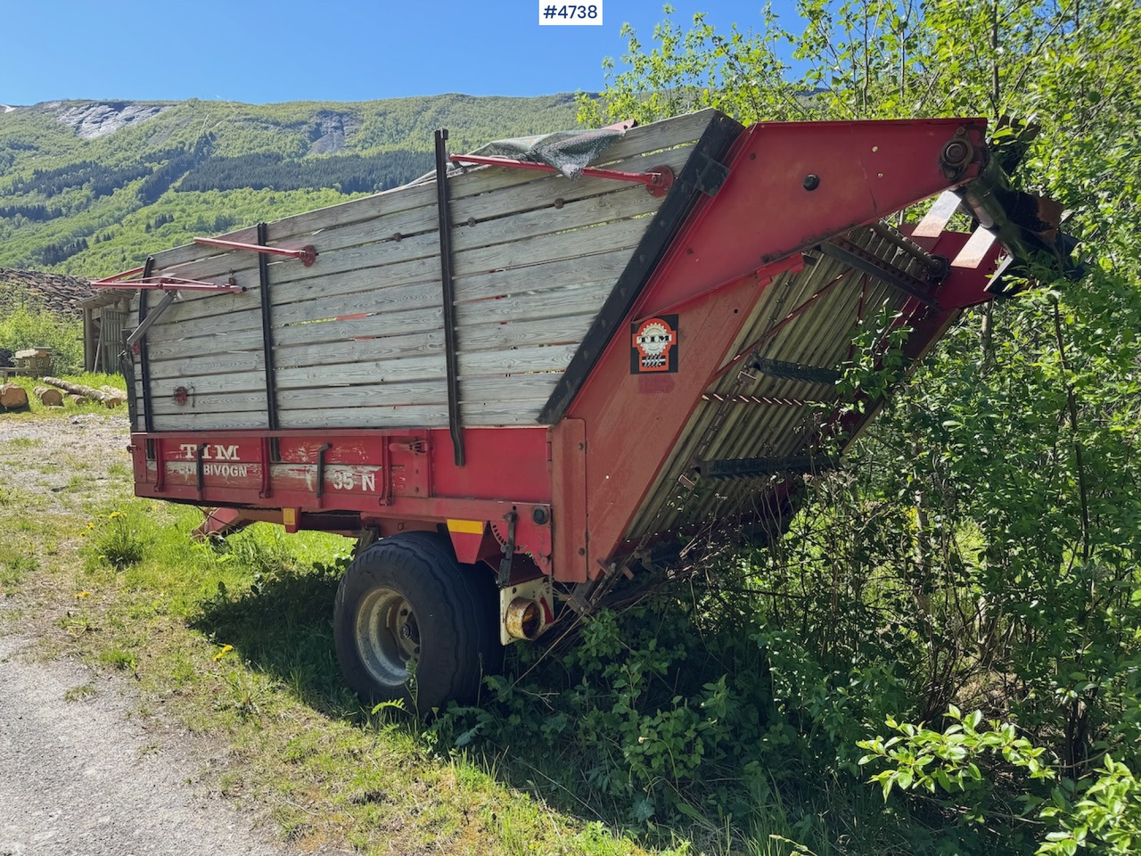 Tim Combi-wagon 35 N w/casting roller and net - Hay and forage equipment: picture 4 Tim Combi-wagon 35 N w/casting roller and net - Hay and forage equipment: picture 4