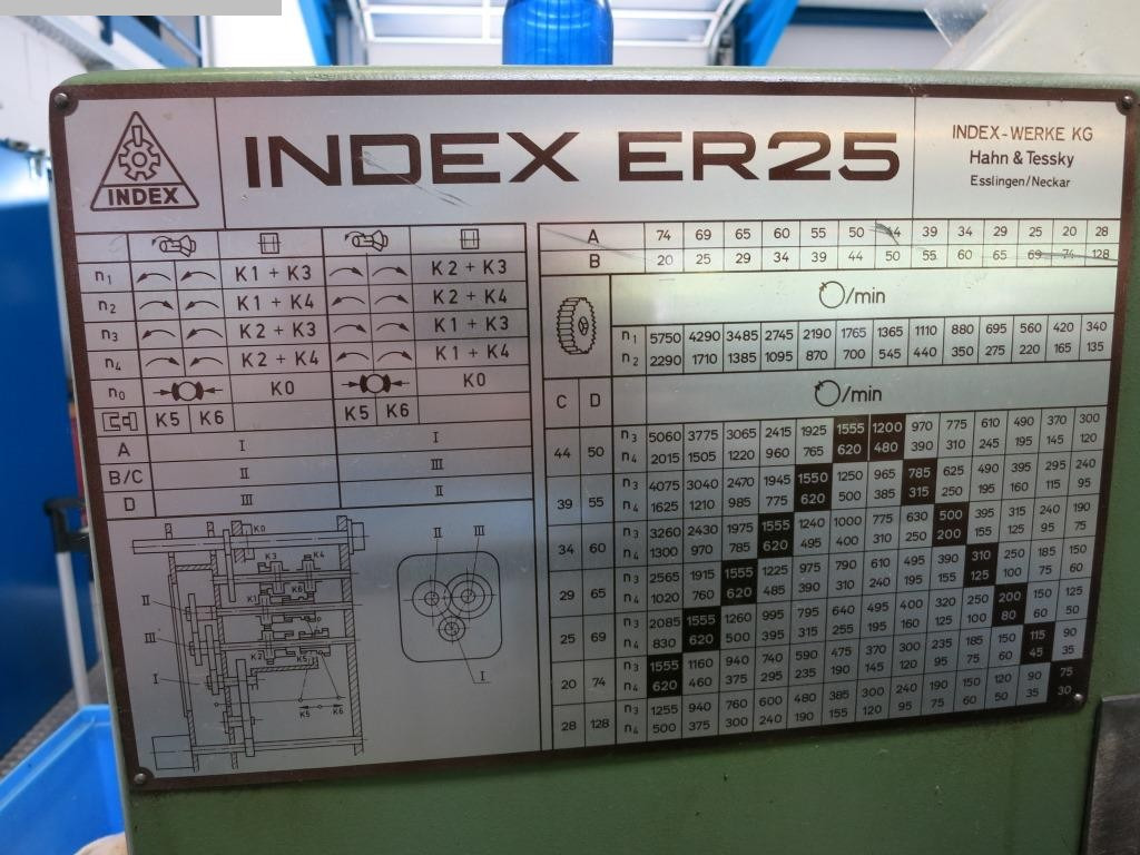 Metal lathe INDEX ER 25: picture 5