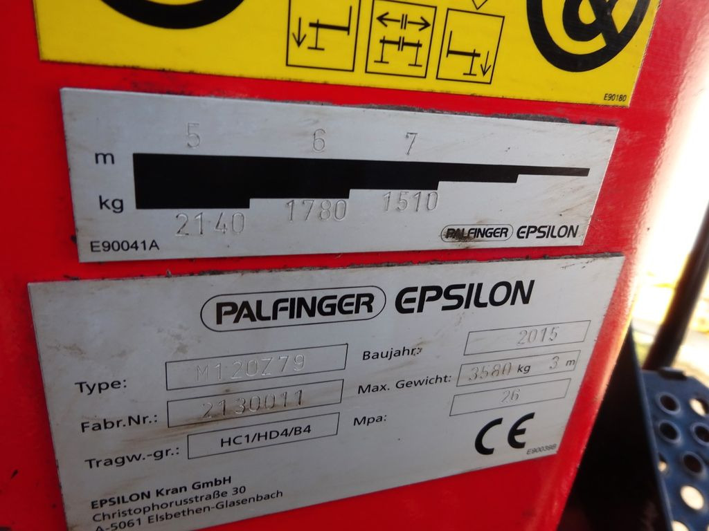 Timber truck, Crane truck DAF XF 510 + EPSILON M120Z Holzheckladekran +Greifer DAF XF 510 + EPSILON M120 Z79 Holzkran +Greifer: picture 14