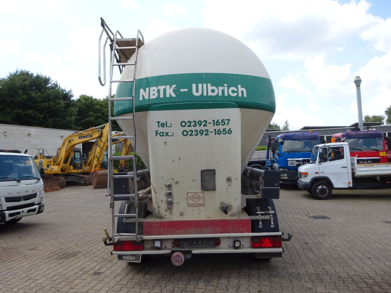 Feldbinder EUT 49.3 Silo für Staub u. Rieselgüter ca. 50m³ - Silo semi-trailer: picture 5 Feldbinder EUT 49.3 Silo für Staub u. Rieselgüter ca. 50m³ - Silo semi-trailer: picture 5