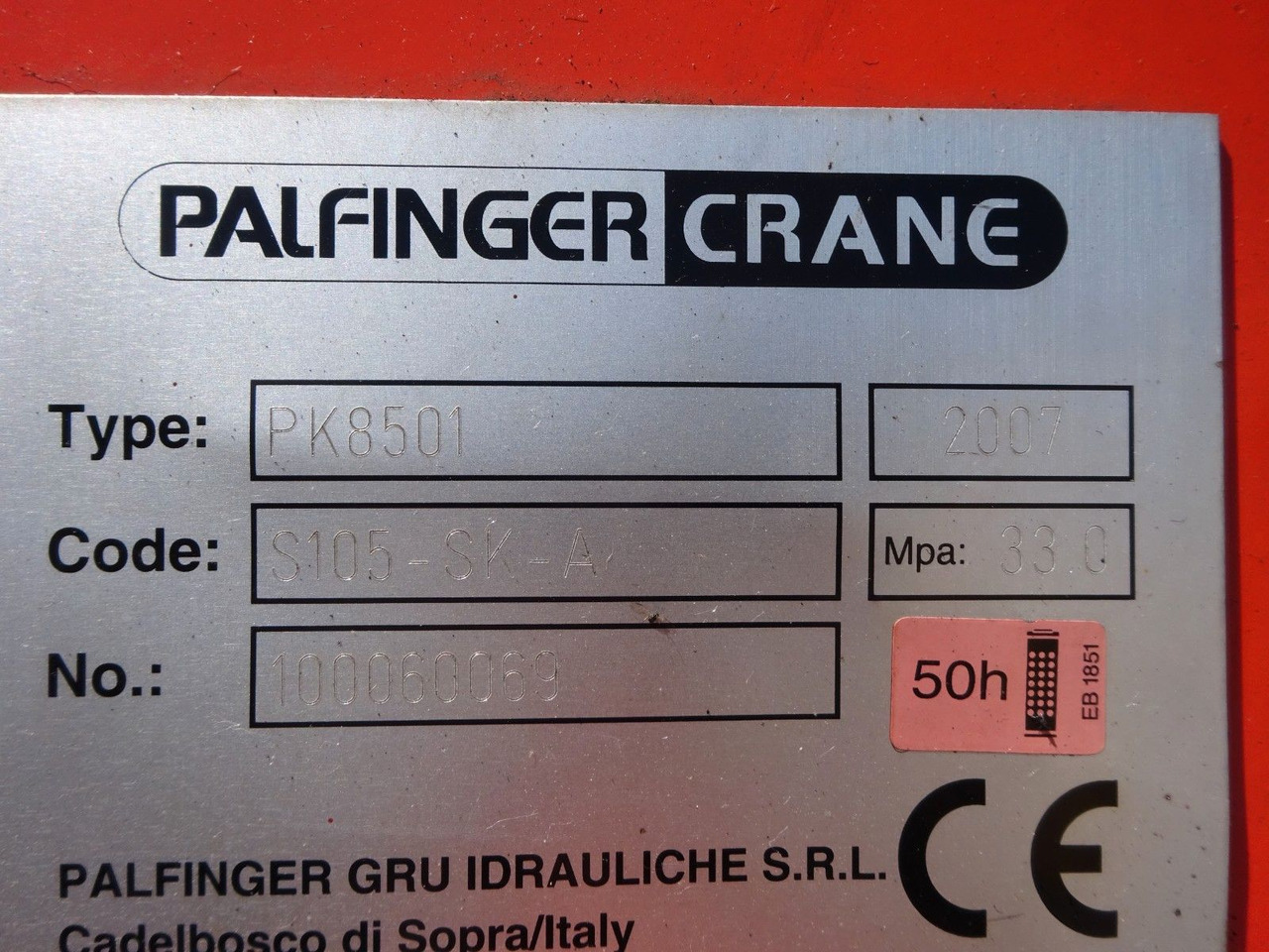 Dropside/ Flatbed truck, Crane truck Mercedes-Benz 1222 Atego mit Palfinger PK8501 Kran 4x2: picture 15