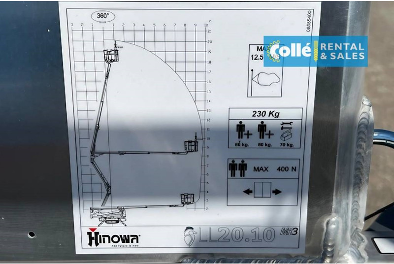 Articulated boom Hinowa LL 20.10 MK3 Bi Energy | 2025: picture 9