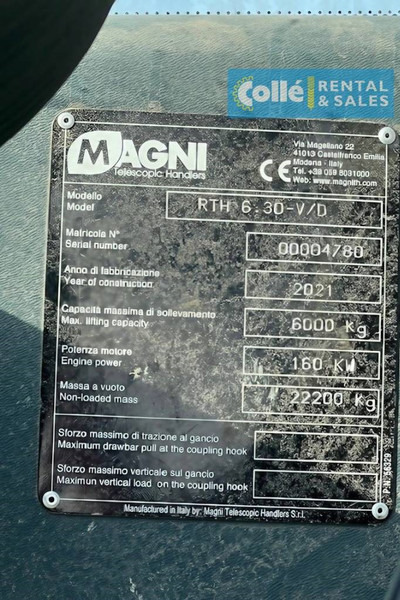 Telescopic handler MAGNI RTH 6.30 | 2021: picture 15