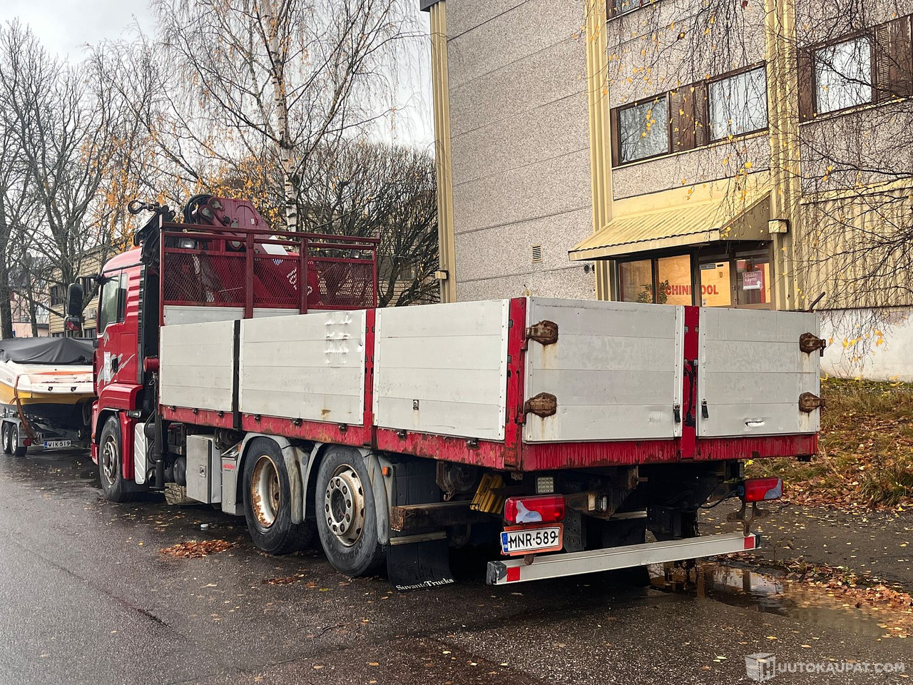 MAN TGA 26.400, kuorma-auto nosturilla, Nosturi kympitetty!, 2008, Helsinki - Dropside/ Flatbed truck, Crane truck: picture 4 MAN TGA 26.400, kuorma-auto nosturilla, Nosturi kympitetty!, 2008, Helsinki - Dropside/ Flatbed truck, Crane truck: picture 4