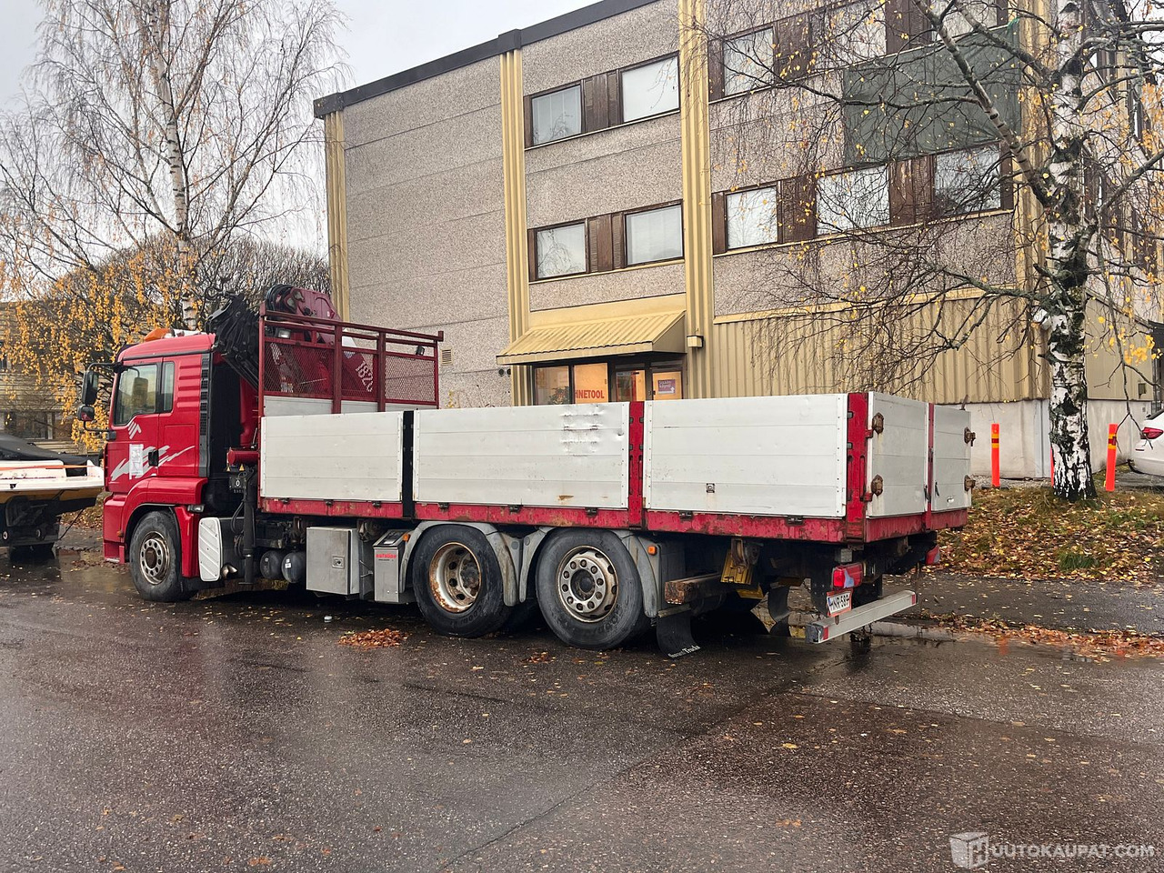 MAN TGA 26.400, kuorma-auto nosturilla, Nosturi kympitetty!, 2008, Helsinki - Dropside/ Flatbed truck, Crane truck: picture 5 MAN TGA 26.400, kuorma-auto nosturilla, Nosturi kympitetty!, 2008, Helsinki - Dropside/ Flatbed truck, Crane truck: picture 5
