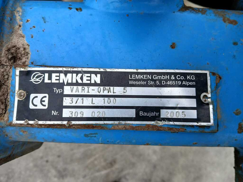 Plow Lemken Vari opal 5: picture 16 Plow Lemken Vari opal 5: picture 16