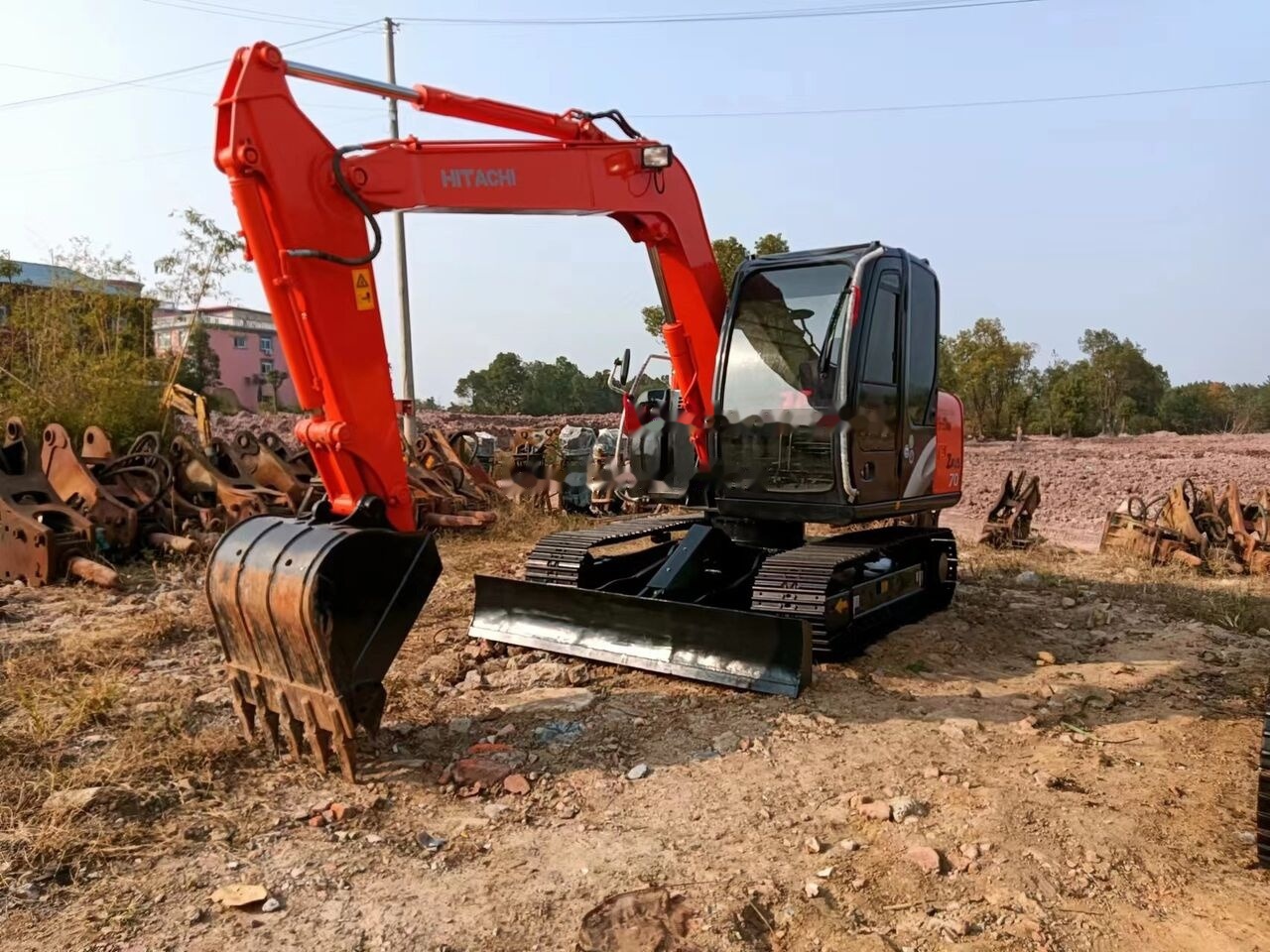 Mini excavator Hitachi ZX70: picture 6 Mini excavator Hitachi ZX70: picture 6