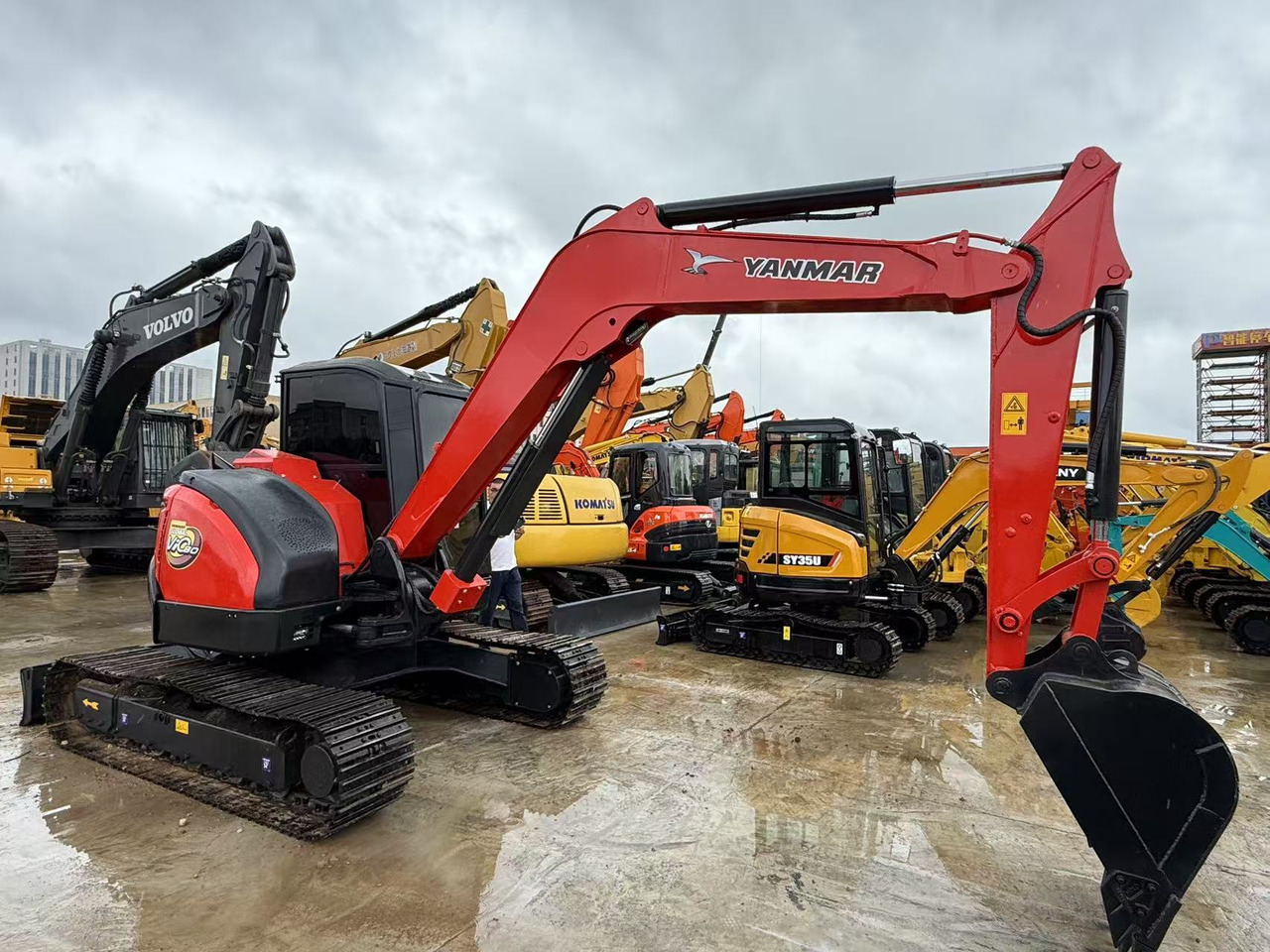 Mini excavator YANMAR VIO80: picture 9 Mini excavator YANMAR VIO80: picture 9