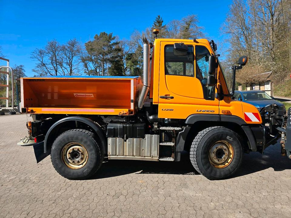 Unimog 218 U218 Mercedes-Benz 405 Schmidt Schneepflug Gmeiner Salzstreuer Yedi Winterdienst - Snow removal vehicle: picture 2 Unimog 218 U218 Mercedes-Benz 405 Schmidt Schneepflug Gmeiner Salzstreuer Yedi Winterdienst - Snow removal vehicle: picture 2