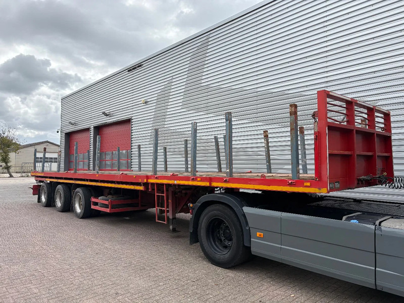 Nooteboom OVB - 48VV / 2x uitschuifbaar 2855cm / BPW ASSEN / 3x hydraulisch gestuurd / APK - TUV OKTOBER 2025 / - Dropside/ Flatbed semi-trailer: picture 1 Nooteboom OVB - 48VV / 2x uitschuifbaar 2855cm / BPW ASSEN / 3x hydraulisch gestuurd / APK - TUV OKTOBER 2025 / - Dropside/ Flatbed semi-trailer: picture 1