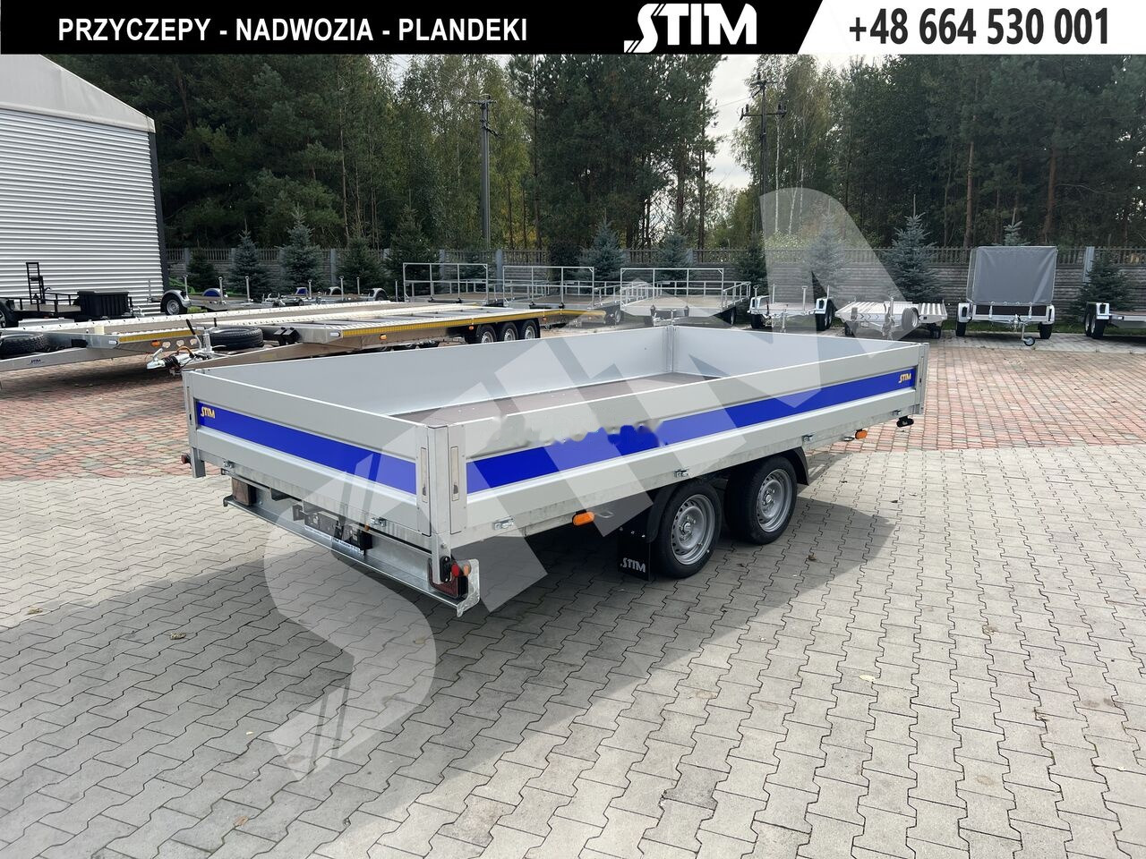 Stim S22-27/4122 - Dropside/ Flatbed trailer: picture 1 Stim S22-27/4122 - Dropside/ Flatbed trailer: picture 1
