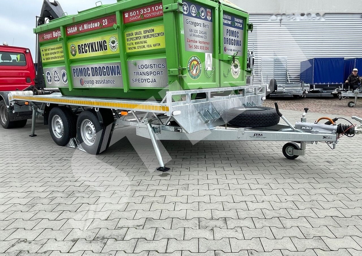 Stim S22-35/4323KP-15 Platforma do przeowzu kontenerów typu KP - Dropside/ Flatbed trailer: picture 1 Stim S22-35/4323KP-15 Platforma do przeowzu kontenerów typu KP - Dropside/ Flatbed trailer: picture 1