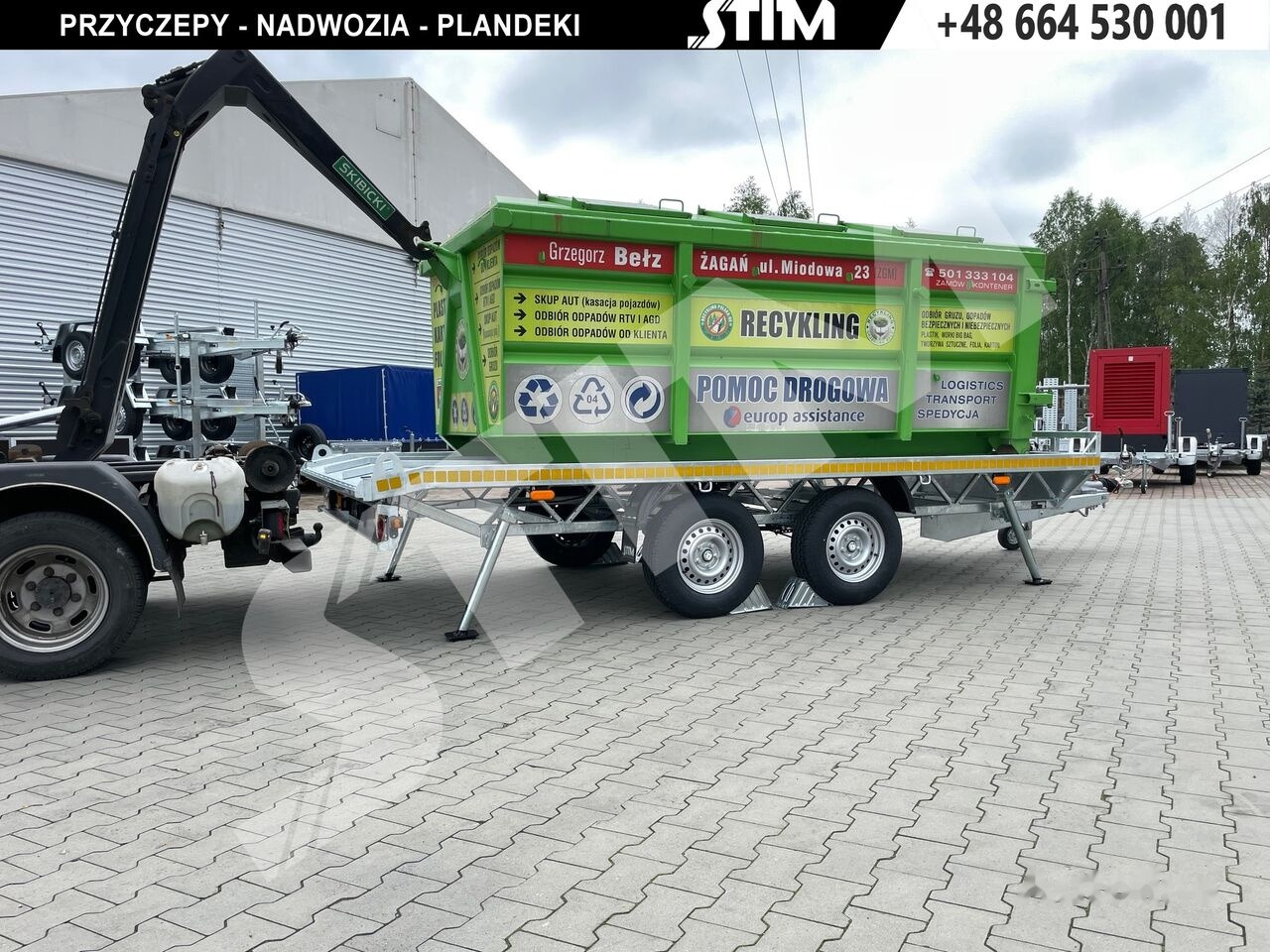 Stim S22-35/4323KP-15 Platforma do przeowzu kontenerów typu KP - Dropside/ Flatbed trailer: picture 3 Stim S22-35/4323KP-15 Platforma do przeowzu kontenerów typu KP - Dropside/ Flatbed trailer: picture 3