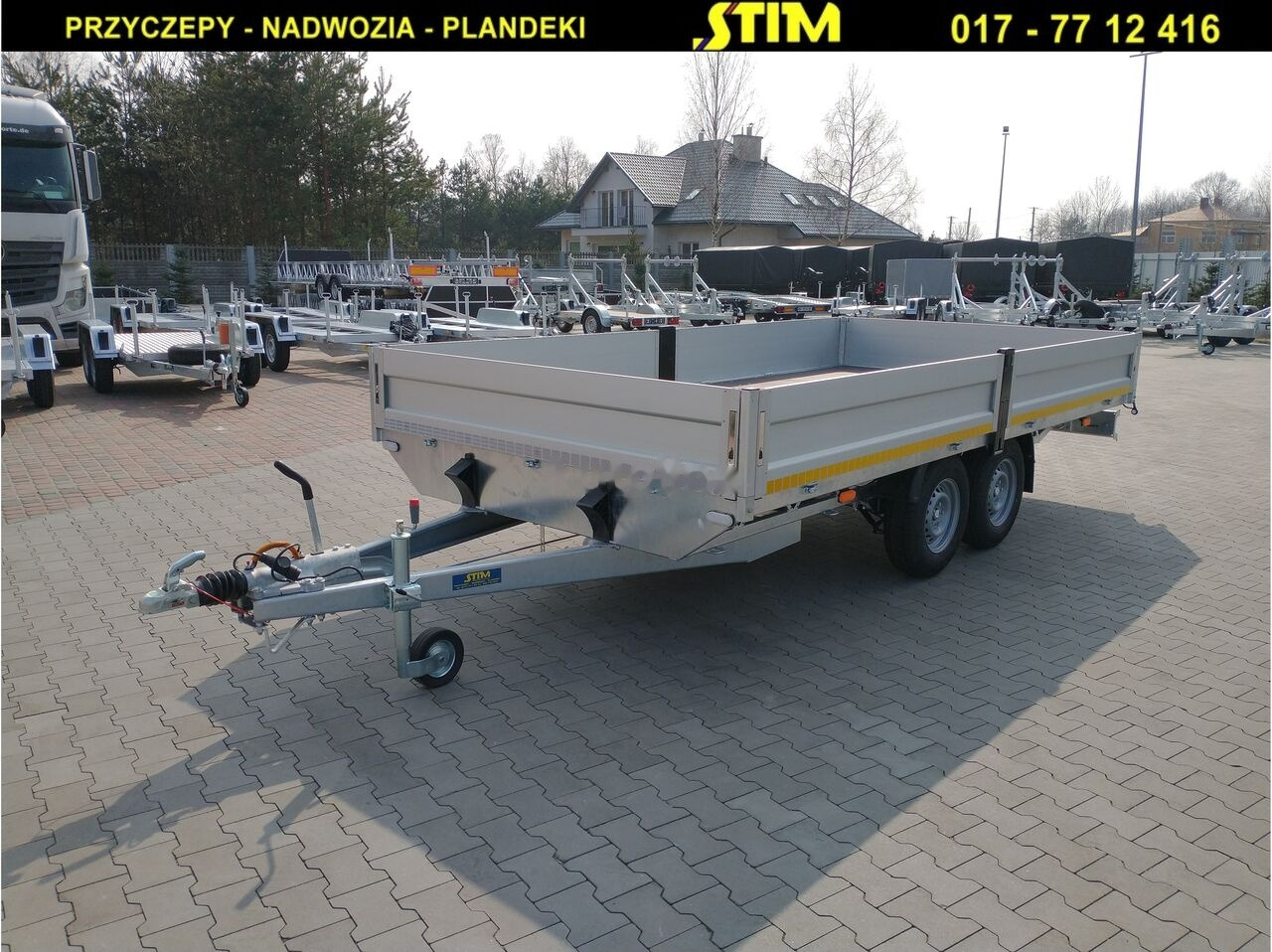 Stim S22 - Dropside/ Flatbed trailer: picture 1 Stim S22 - Dropside/ Flatbed trailer: picture 1