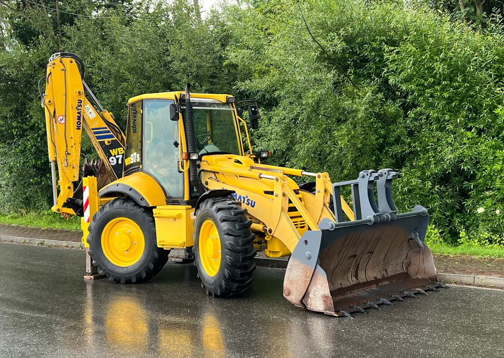 Komatsu * Koparko Ładowarka * Komatsu WB 97 S Utility * - Backhoe loader: picture 1 Komatsu * Koparko Ładowarka * Komatsu WB 97 S Utility * - Backhoe loader: picture 1