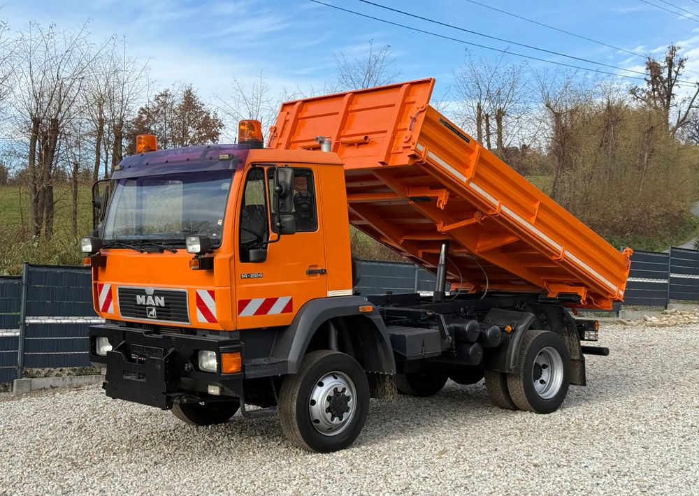 MAN * MAN 14-220 * Kiper Wywrotka Meiller * 4x4 * Zimowe Utrzymanie * Unimog * - Tipper: picture 1 MAN * MAN 14-220 * Kiper Wywrotka Meiller * 4x4 * Zimowe Utrzymanie * Unimog * - Tipper: picture 1