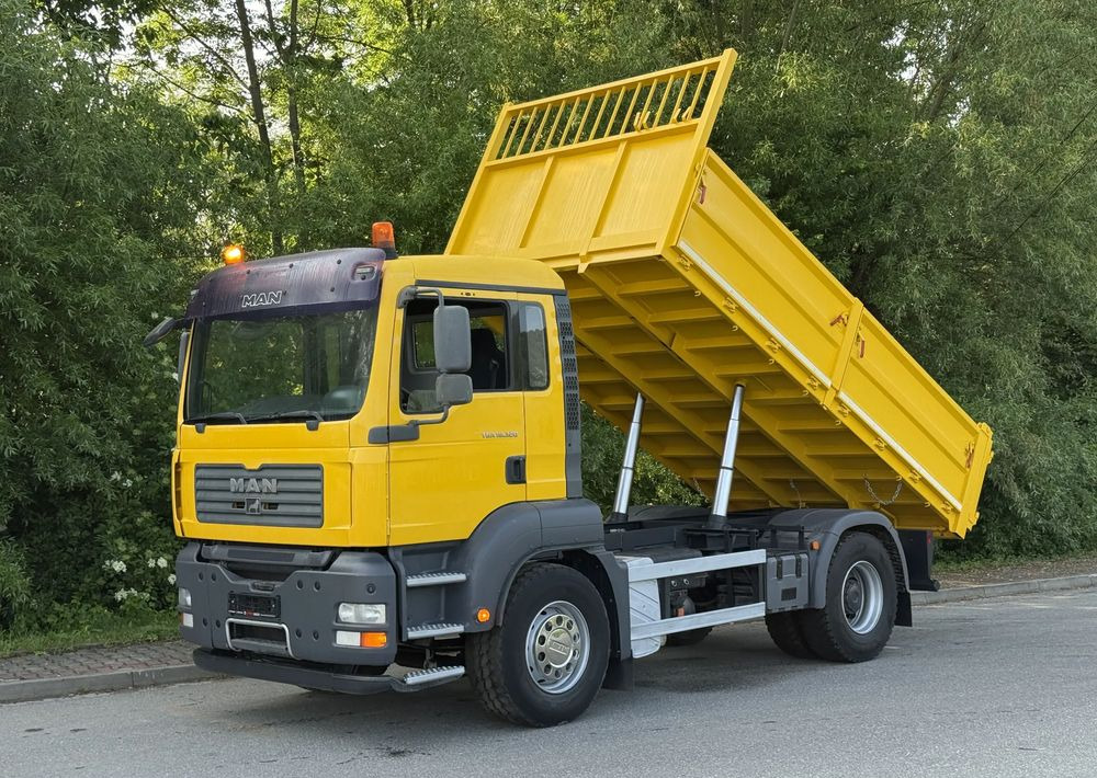 MAN * MAN TGA 18-320 * Kiper Wywrotka * 4x2 * Kran * Sprowadzony* Bardzo Dobry Stan - Tipper: picture 1 MAN * MAN TGA 18-320 * Kiper Wywrotka * 4x2 * Kran * Sprowadzony* Bardzo Dobry Stan - Tipper: picture 1