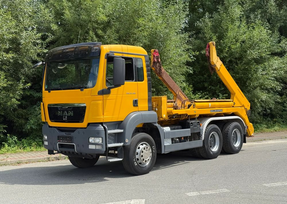 Skip loader truck MAN * Sprowadzony * MAN TGS * 6x4 * Bramowiec * Bardzo Dobry Stan * Meiller Kiper *: picture 16