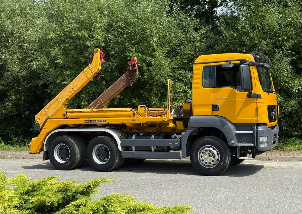 Skip loader truck MAN * Sprowadzony * MAN TGS * 6x4 * Bramowiec * Bardzo Dobry Stan * Meiller Kiper *: picture 11