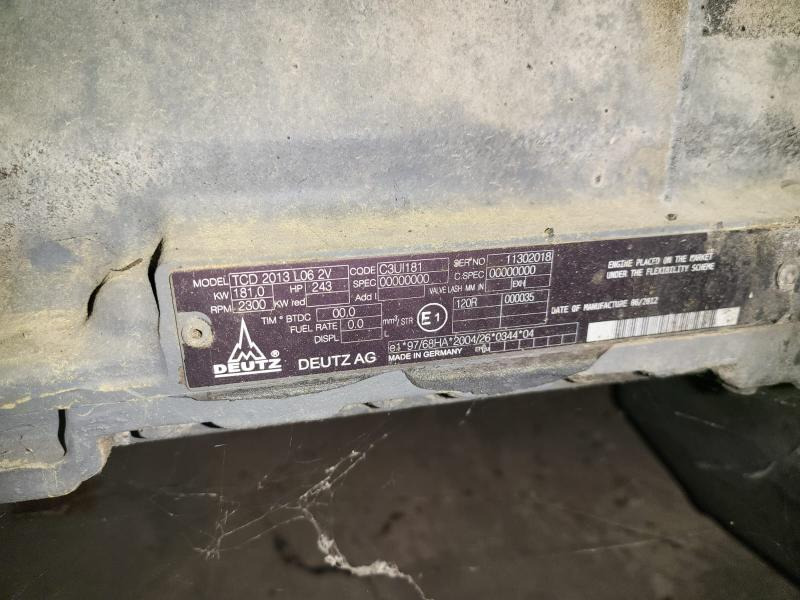 Deutz TCD 2013 L06 2V 243 HP - Engine for Construction machinery: picture 4 Deutz TCD 2013 L06 2V 243 HP - Engine for Construction machinery: picture 4