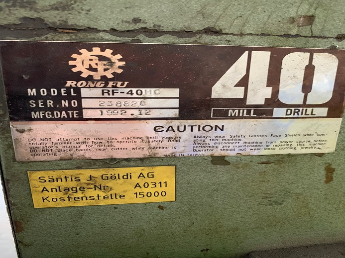 STÄNDERBOHRMASCHINE RF-40HC - Printing machinery: picture 4 STÄNDERBOHRMASCHINE RF-40HC - Printing machinery: picture 4