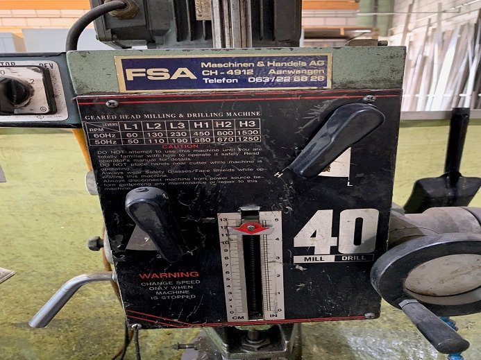 STÄNDERBOHRMASCHINE RF-40HC - Printing machinery: picture 3 STÄNDERBOHRMASCHINE RF-40HC - Printing machinery: picture 3