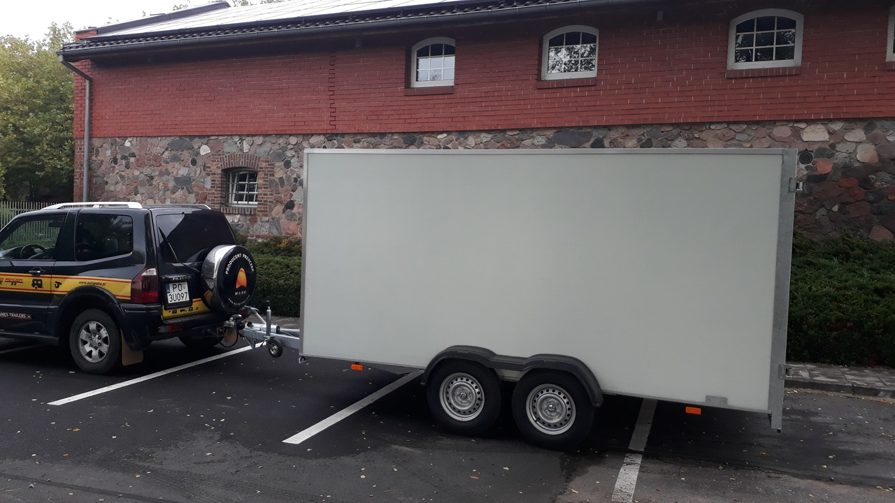 PRZYCZEPA KONTENER CARGO PAKA FURGON BOX 400 x 200 / CARGO CONTAINER TRAILER VAN BOX 400 x 200 - Closed box trailer: picture 3 PRZYCZEPA KONTENER CARGO PAKA FURGON BOX 400 x 200 / CARGO CONTAINER TRAILER VAN BOX 400 x 200 - Closed box trailer: picture 3