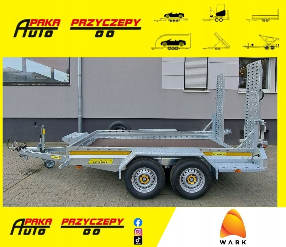 PRZYCZEPA LAWETA DO MINIKOPARKI POD KOPARKĘ 2700KG / MINI EXCAVATOR TRANSPORTER TRAILER 2700KG - Plant trailer: picture 1 PRZYCZEPA LAWETA DO MINIKOPARKI POD KOPARKĘ 2700KG / MINI EXCAVATOR TRANSPORTER TRAILER 2700KG - Plant trailer: picture 1