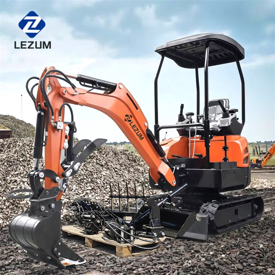 LEZUM DY18 Mini Excavator Digger Miniexcavadora EPA Kubota Engine Mini Excavator For Sale With Mini Excavator Attachment Set - Crawler excavator: picture 4 LEZUM DY18 Mini Excavator Digger Miniexcavadora EPA Kubota Engine Mini Excavator For Sale With Mini Excavator Attachment Set - Crawler excavator: picture 4
