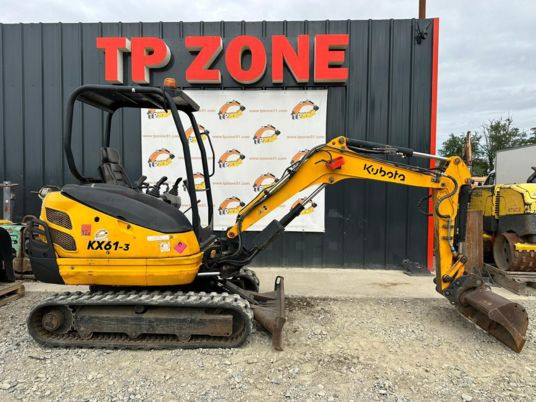 Kubota KX61-3 à 18500 € HT - Mini excavator: picture 1 Kubota KX61-3 à 18500 € HT - Mini excavator: picture 1