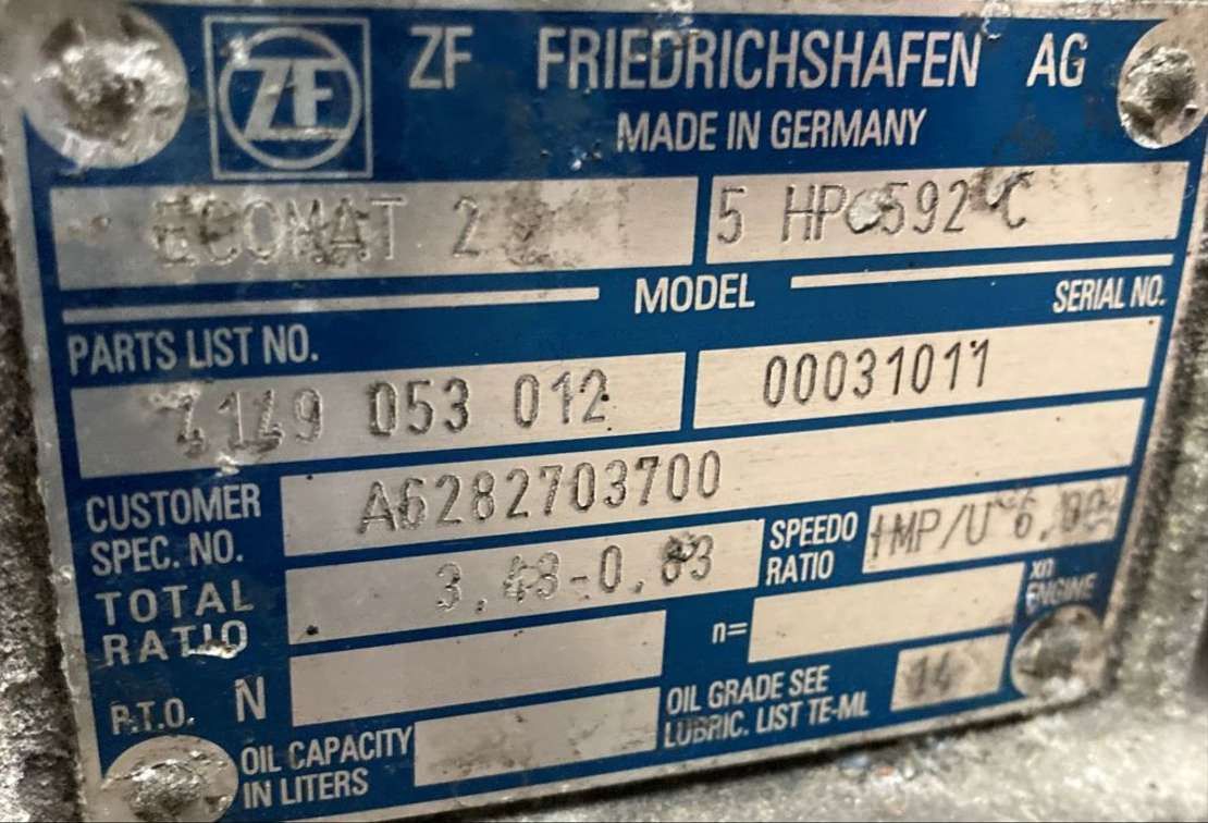 ZF Getriebe ZF 5HP 592C 5HP592C 4149053012 Mercedes Citaro Ecomat 2 - Gearbox for Bus: picture 2 ZF Getriebe ZF 5HP 592C 5HP592C 4149053012 Mercedes Citaro Ecomat 2 - Gearbox for Bus: picture 2