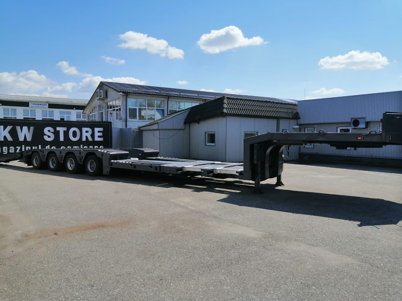 Langendorf Trailer-Tiefbett, 4 Axe, 59 to, extension, TOP !!! - Low loader semi-trailer: picture 2 Langendorf Trailer-Tiefbett, 4 Axe, 59 to, extension, TOP !!! - Low loader semi-trailer: picture 2