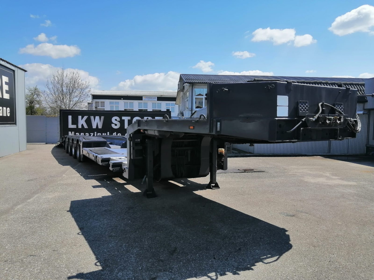 Langendorf Trailer-Tiefbett, 4 Axe, 59 to, extension, TOP !!! - Low loader semi-trailer: picture 3 Langendorf Trailer-Tiefbett, 4 Axe, 59 to, extension, TOP !!! - Low loader semi-trailer: picture 3
