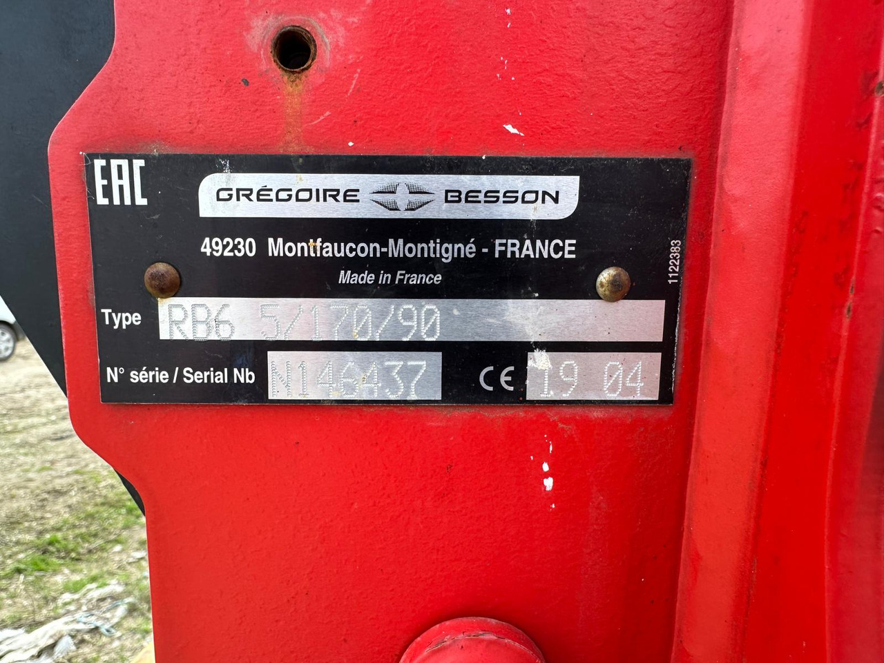 Plow Gregoire Besson Rover 60 - Plow: picture 3 Plow Gregoire Besson Rover 60 - Plow: picture 3