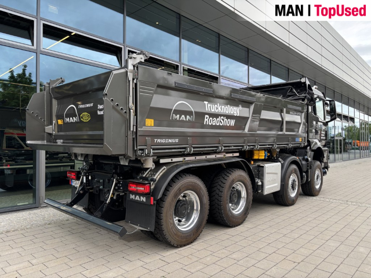 MAN TGS 35.540 8x4H BL CH MEILLER TRIGENIUS Pritarder - Tipper: picture 5 MAN TGS 35.540 8x4H BL CH MEILLER TRIGENIUS Pritarder - Tipper: picture 5