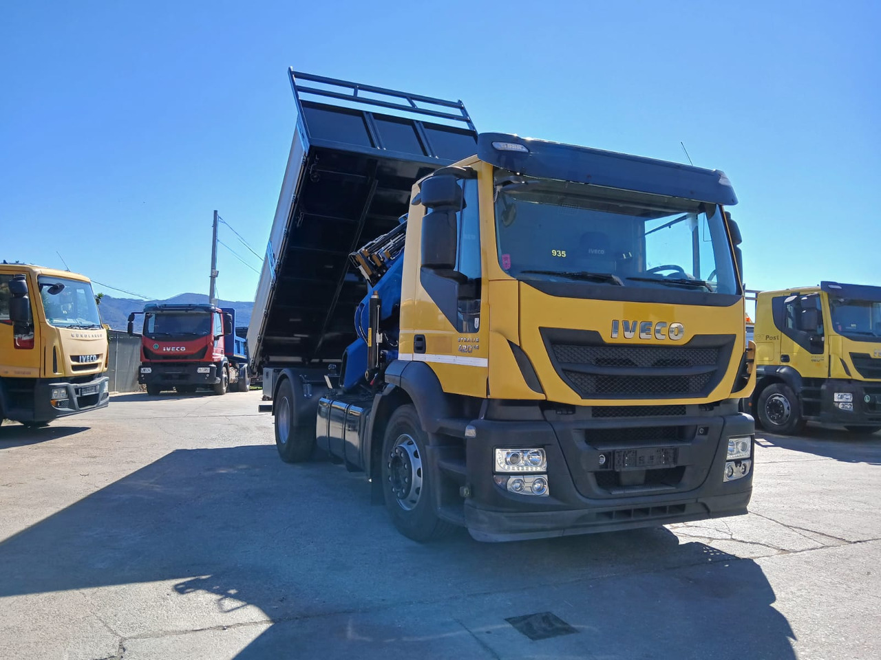 Crane truck, Tipper IVECO STRALIS HI-STREET AD190S42: picture 25