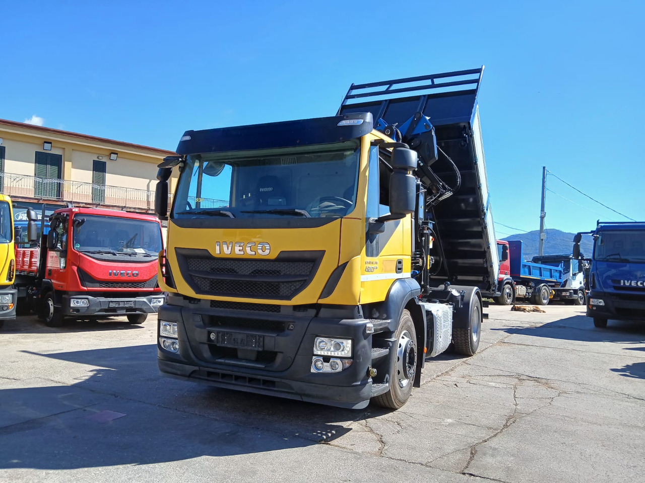 Crane truck, Tipper IVECO STRALIS HI-STREET AD190S42: picture 28