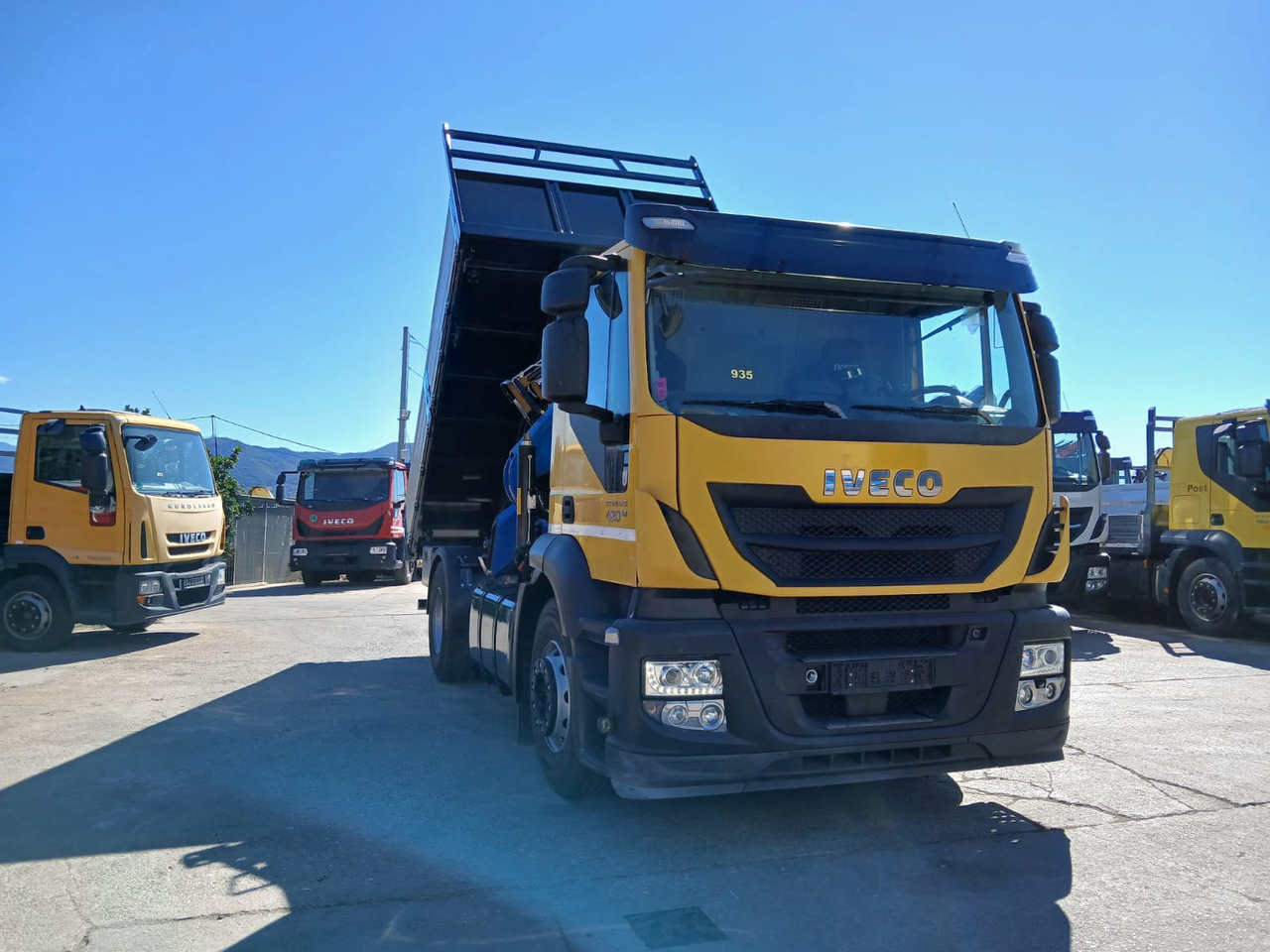 Crane truck, Tipper IVECO STRALIS HI-STREET AD190S42: picture 26