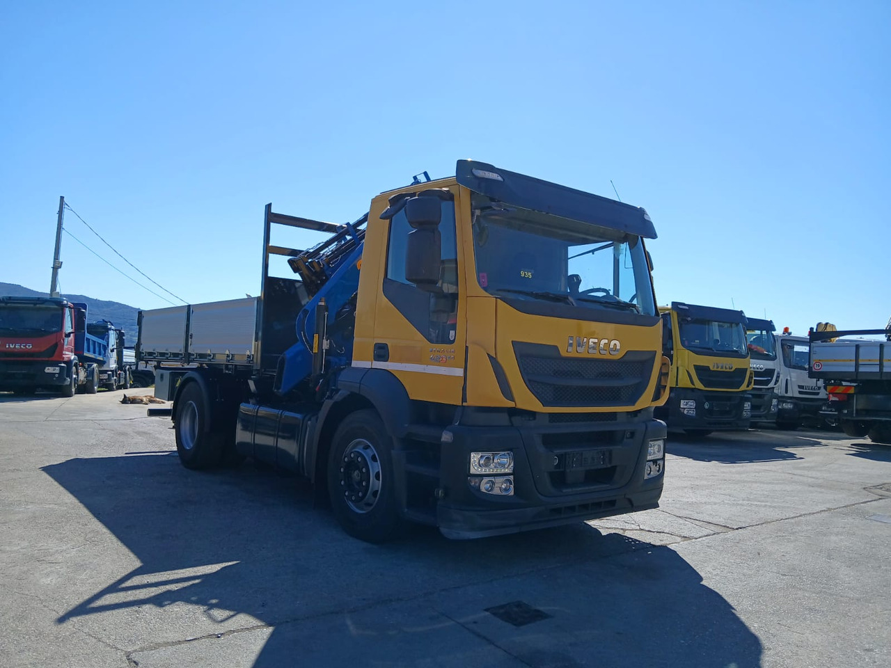 Crane truck, Tipper IVECO STRALIS HI-STREET AD190S42: picture 49