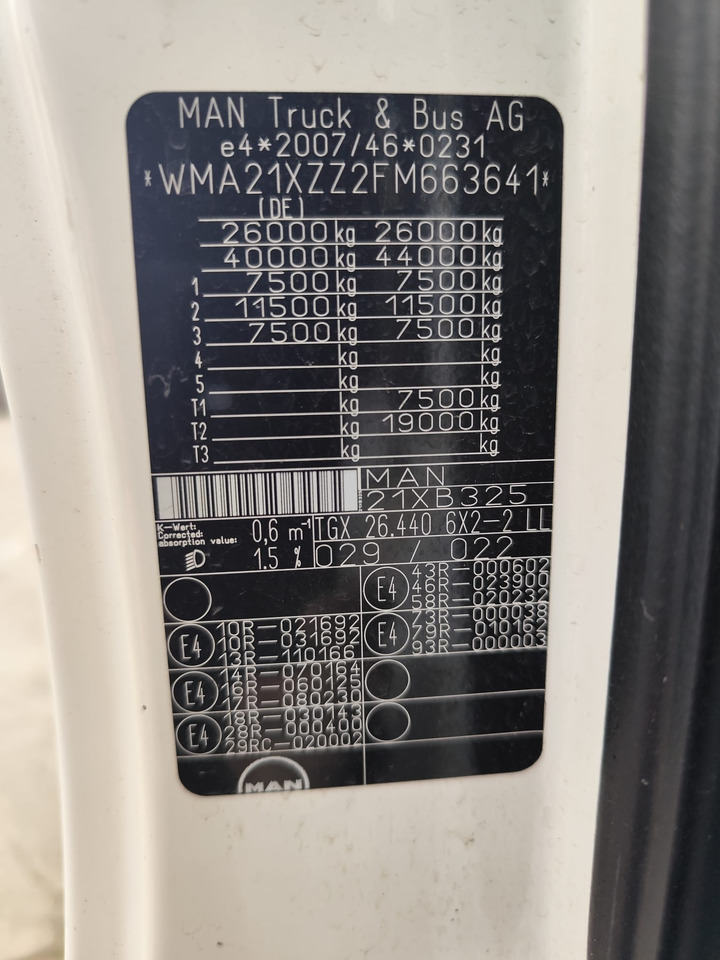 Leasing of MAN TGX 26.440 MAN TGX 26.440: picture 10