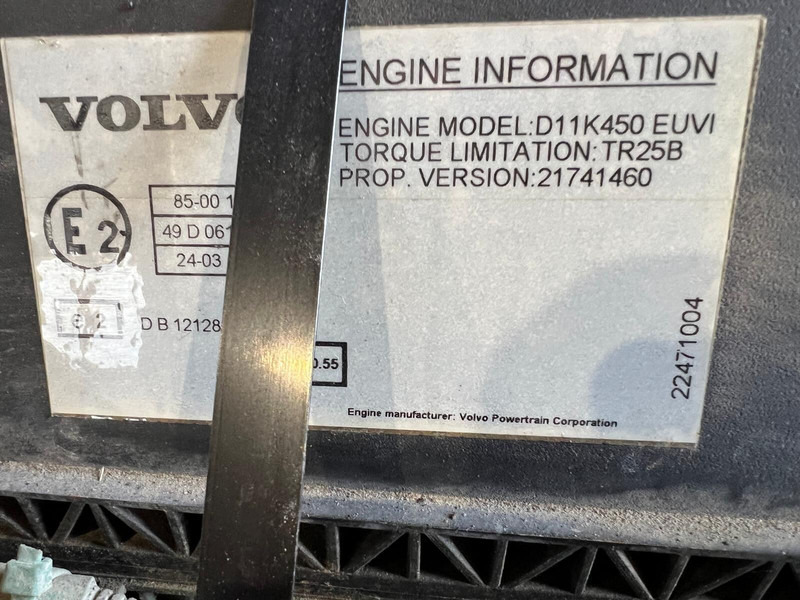 Volvo D11K450 K1 - Engine: picture 5 Volvo D11K450 K1 - Engine: picture 5